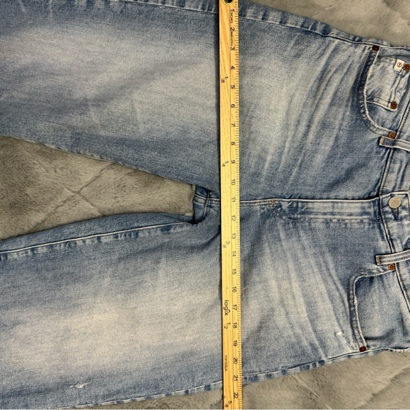 AG Saige Wide Leg Mid Rise Crop Jeans Size 29 In 18 Years Olso Wash - Picture 12 of 15